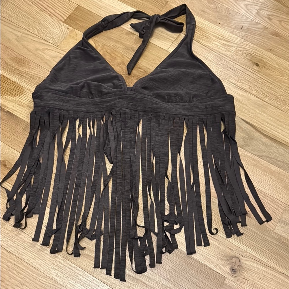 Fringe Bikini Halter Top